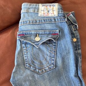 True Religion Women's Classic Blue Skinny Jeans